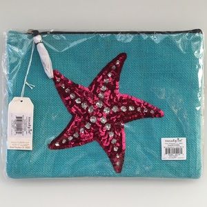 Sea Dazzle clutch